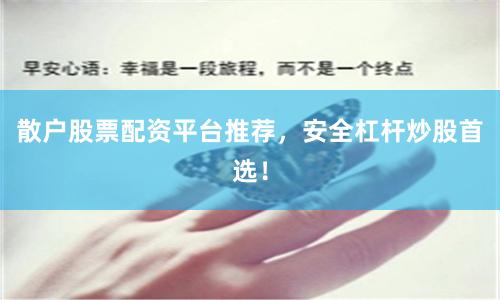 散户股票配资平台推荐，安全杠杆炒股首选！